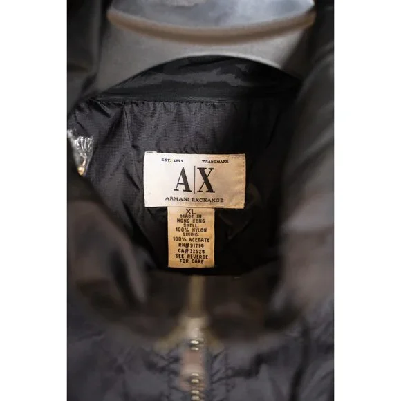 Armani Exchange Men's Pull Over Half Zip Wind Breaker - Picture 4 of 7